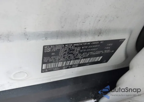 2022 Toyota Rav4 Le z USA, uszkodzony, nr VIN 2T3G1RFV9NC297163